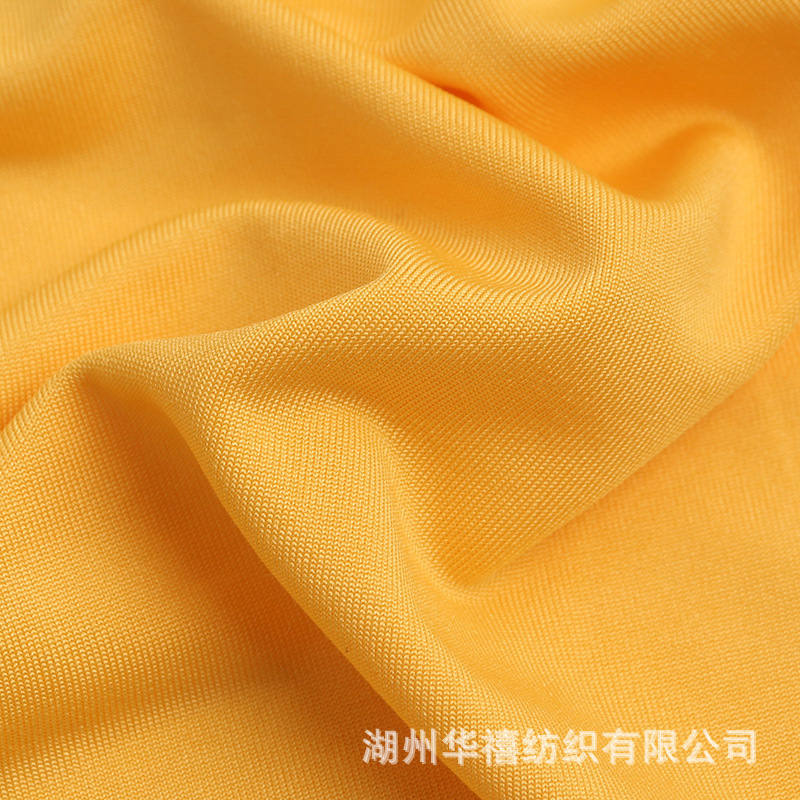牛奶丝针织布 140克-180g涤氨汗布春夏健身瑜伽服T恤运动针织面料细节图