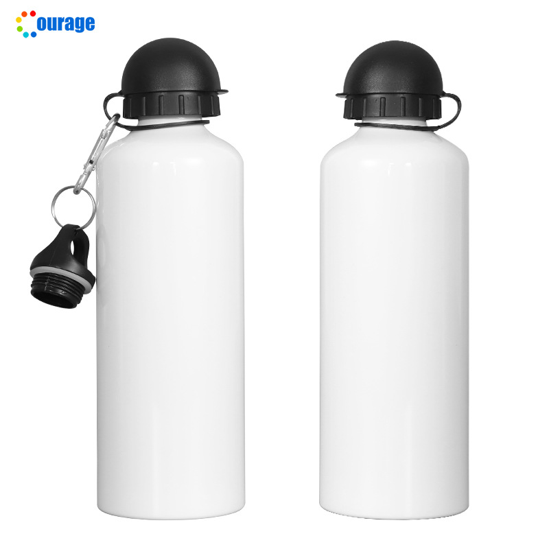 DIY heat transfer sports water bottle, printable coating water bottle factory direct sales, color-changing cup water bottle aluminum printing Specification image