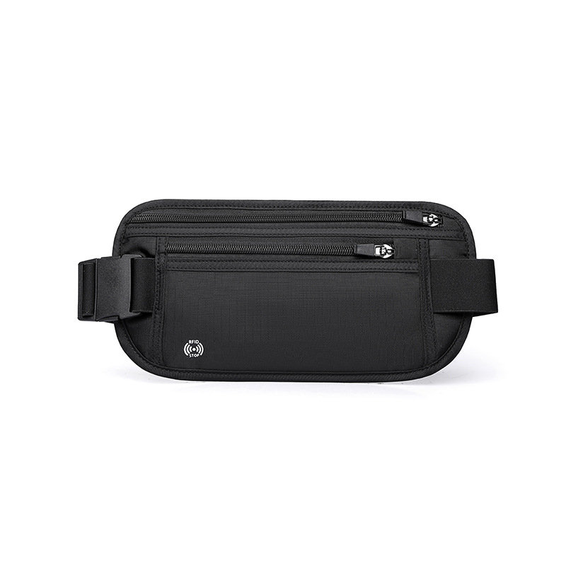 护照证件包贴身隐形防水手机腰包rfid防盗刷出国旅行钱袋 收纳袋