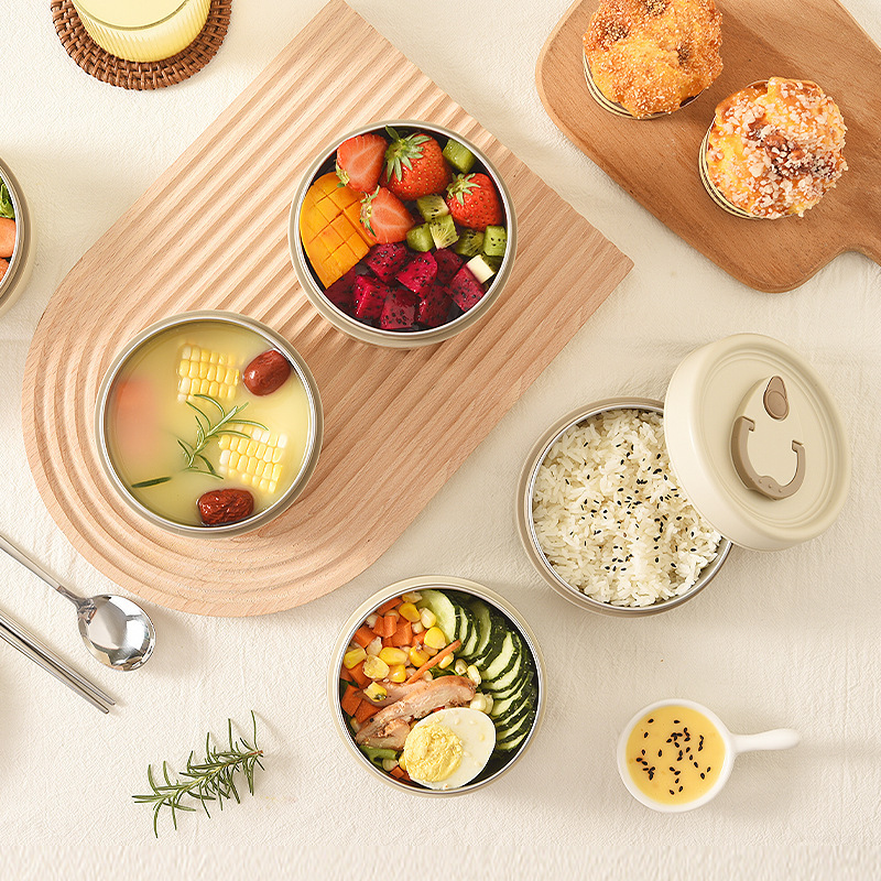 Insulated lunch box, soup box, office insulated bucket, small soup box, soup cup, porridge cup, soup pot, portable breakfast box, bento box Application Scenario