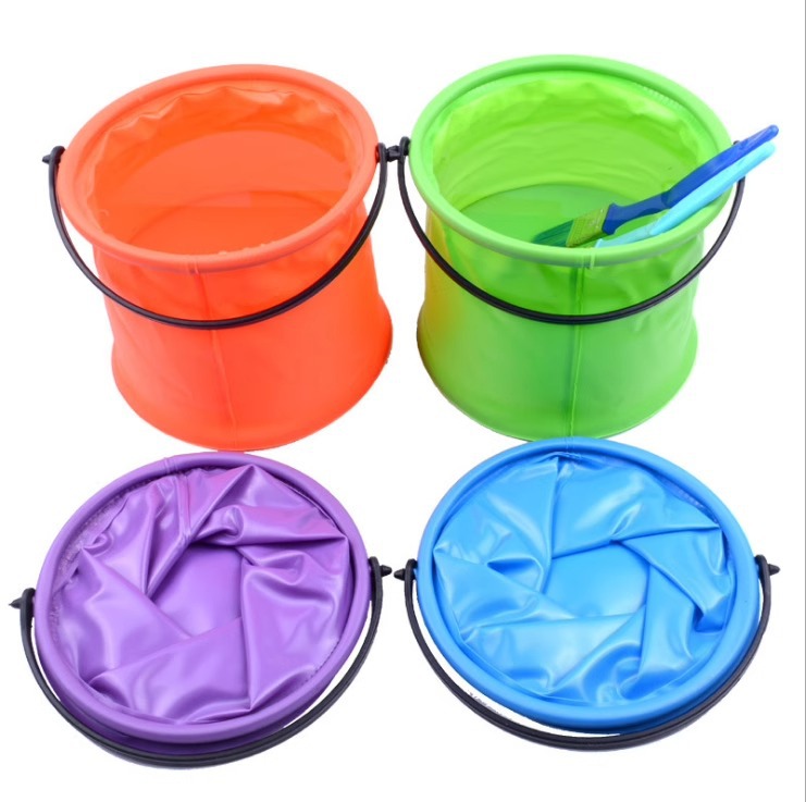 折叠桶/折叠杯/水袋/可折叠水桶/麦秆折叠水杯产品图