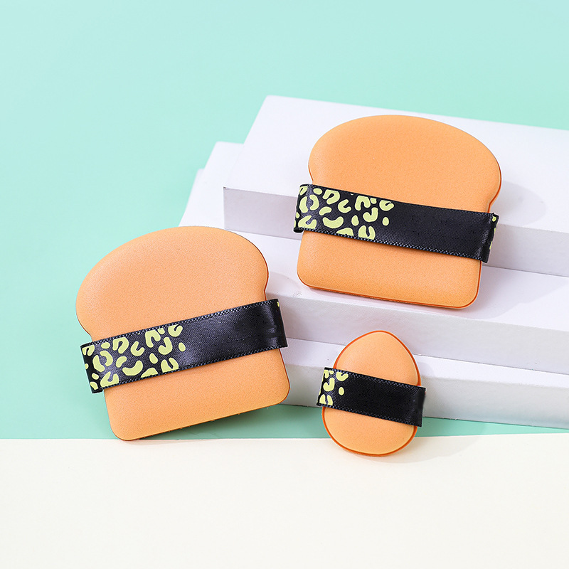 无暇软弹土司粉扑气垫皮面粉扑套装上妆遮瑕粉底化妆海绵定制批发细节图