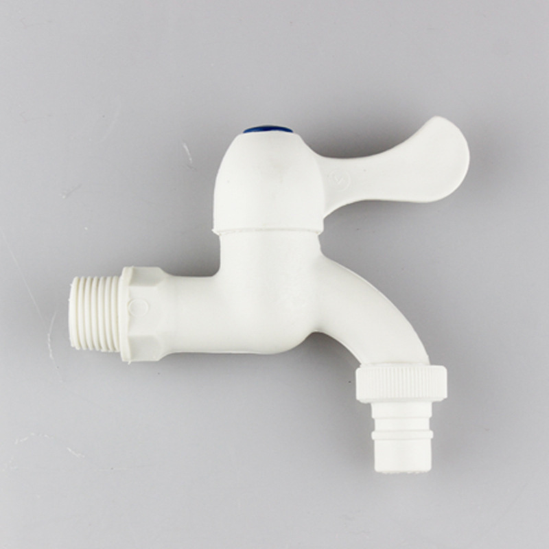 PVC pointed faucet, bubble washer, splash-proof faucet, bathroom hardware faucet set details Picture