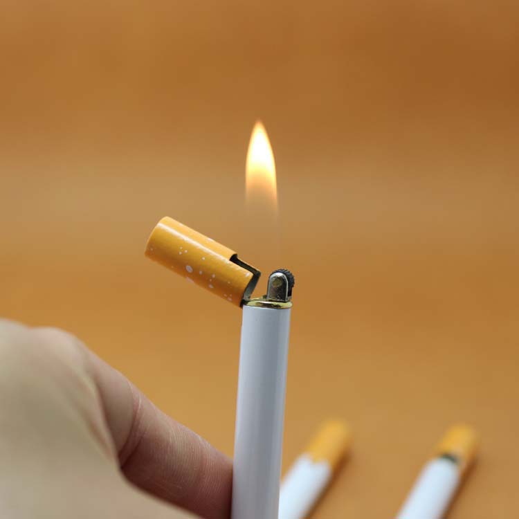 Mini cigarettes can be printed with unique, novel and creative designs. They are small and portable, with grinding wheels and open flame lighters. Wholesale from the manufacturer details Picture