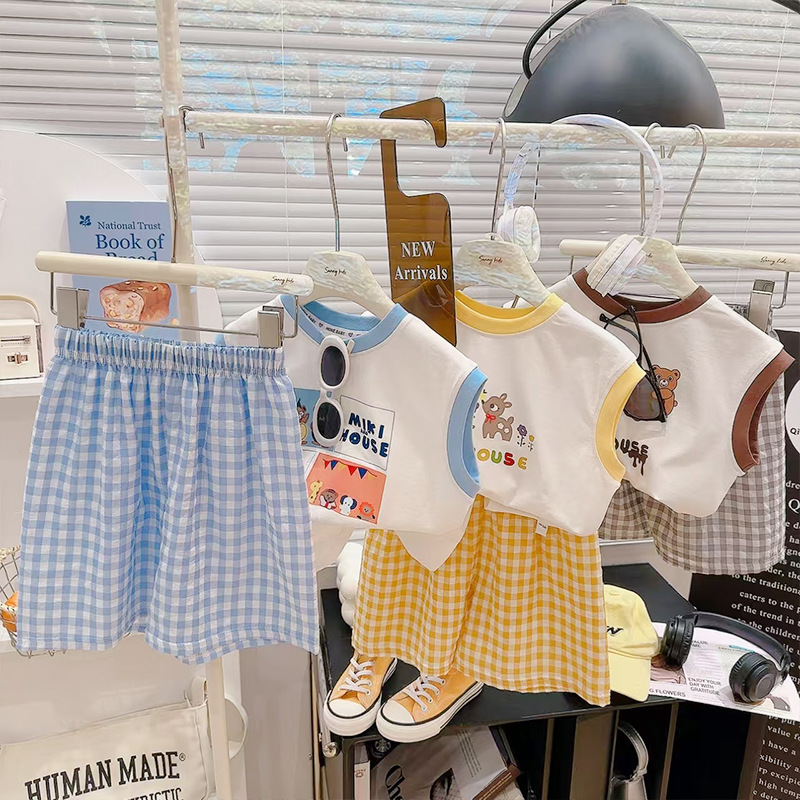 童装/童装女童短袖韩版/夏季短袖/衣服男童短袖韩版/儿童装男童短袖卡通细节图