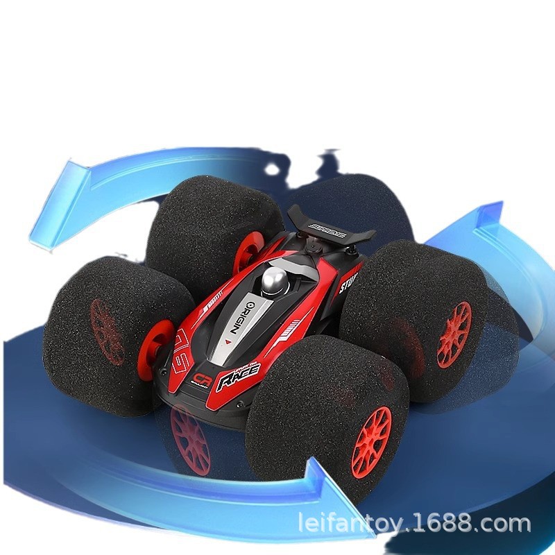 Cross-border sponge wheel stunt car, somersaults, climbing electric off-road racing car, durable simulation boy remote control toy car Item Picture