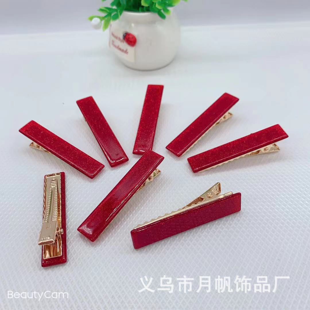 发夹/发饰/发卡/抓夹/亚克力儿童发夹细节图