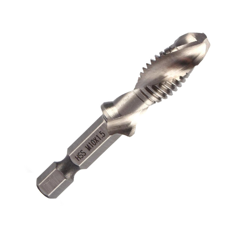 Hot-selling multi-functional composite tap electric drill drilling and tapping tool, hexagonal handle drill bit sleeve machine screw tap Item Picture