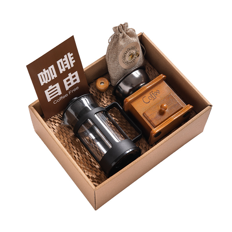Year-end party gifts: Practical, light luxury coffee machine gift boxes for employees, business and creative birthday gifts, best friends for both boys and girls Item Picture