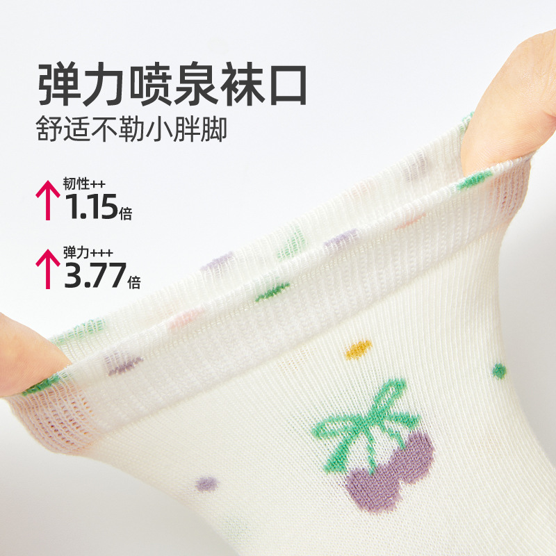 Six-fingered Mouse wholesale of thin cotton socks for girls, spring and autumn children, baby girls, older children, girls and sports kids Application Scenario