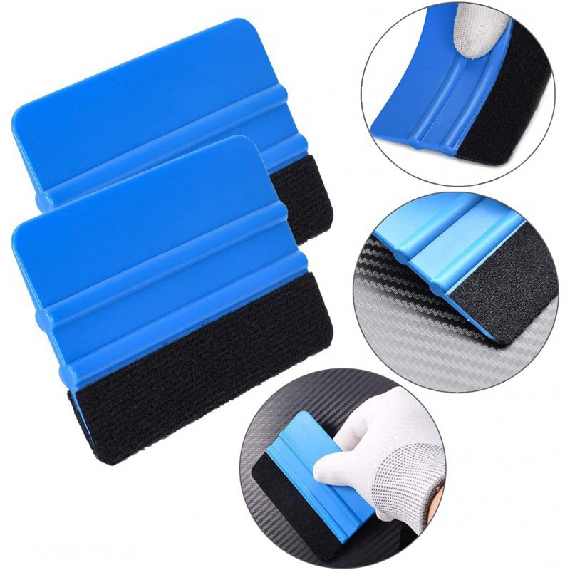 Car film application tools, square scraper, flannel scraper, advertising explosion-proof film, invisible car film, color-changing film scraper