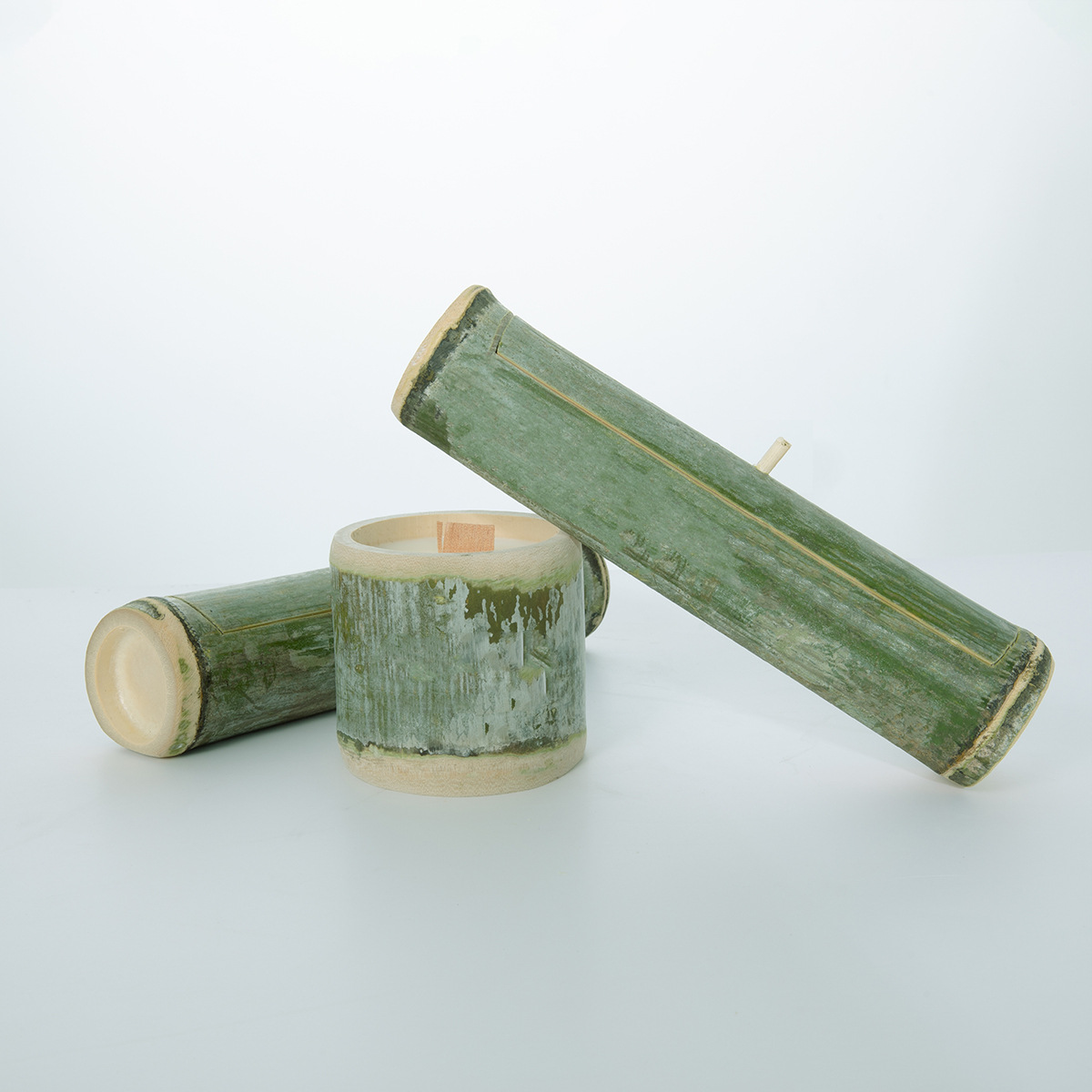 Bamboo tube, bamboo scented candle, souvenir gift, birthday home decoration, high-end feel, small household tea fragrance gift box Item Picture