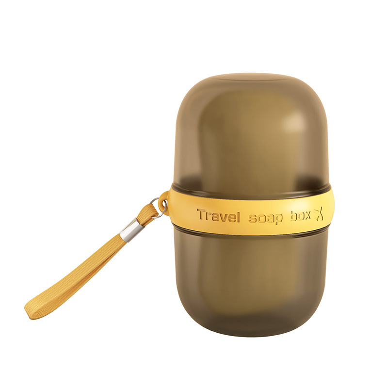 Soap box, travel soap box, portable soap box, high-end light luxury sealed, covered, draining mini soap storage box Item Picture