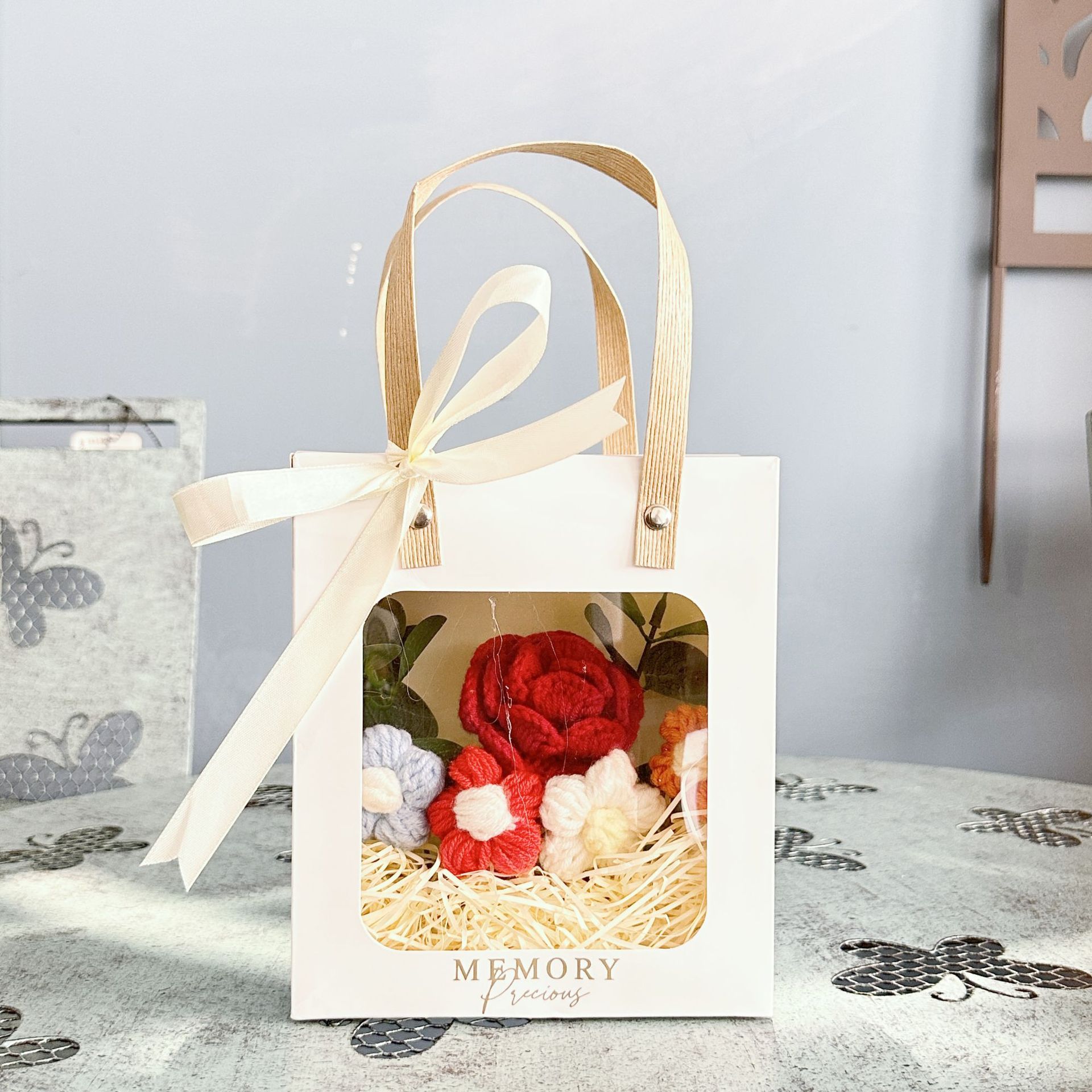 永生花/重阳节礼物/永生花仿真花/单枝玫瑰/永生果实细节图