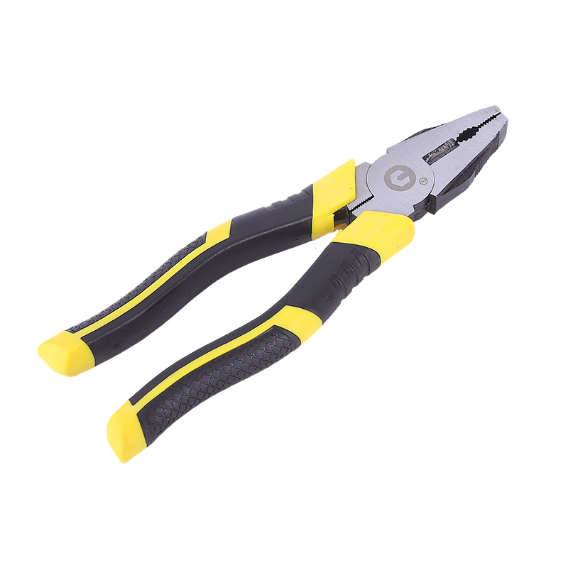 厂家批发老虎钳尖嘴钳6寸8寸钢丝钳子剪铁丝美式斜嘴斜口钳工具白底实物图