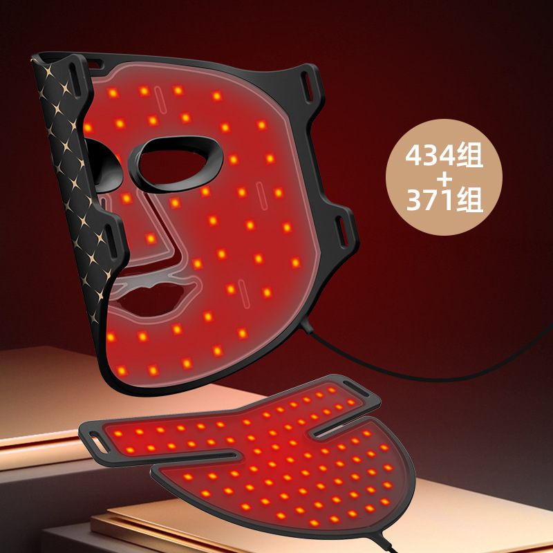 shanilak Facial and Neck Photon Beauty Device Spectrometer Instrument Color Light Skin Rejuvenation Device Silicone Beauty Face details Picture