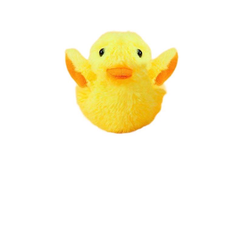 The cute duck electric cat toy can move, make sounds, be washable and rechargeable. It's a perfect tool for playing with plush pets and cats Item Picture
