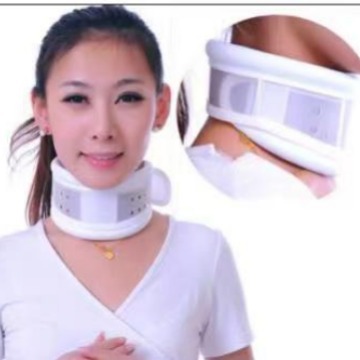 Adult and children's breathable lifting neck guard, adjustable neck brace, cervical traction device, fixing belt and fixator for foreign trade export details Picture