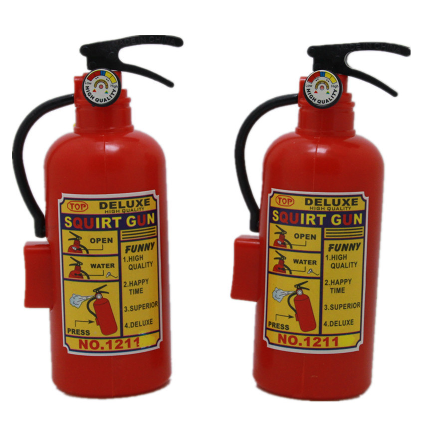 Creative prank fire extinguisher water gun, red-shaped silicone water gun toy, funny pinch slow rebound small commodity Application Scenario