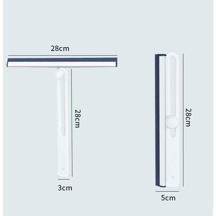 Household simple glass scraper, mirror scraper, bathroom widened mirror surface scraper, special glass cleaning scraper for cleaning details Picture