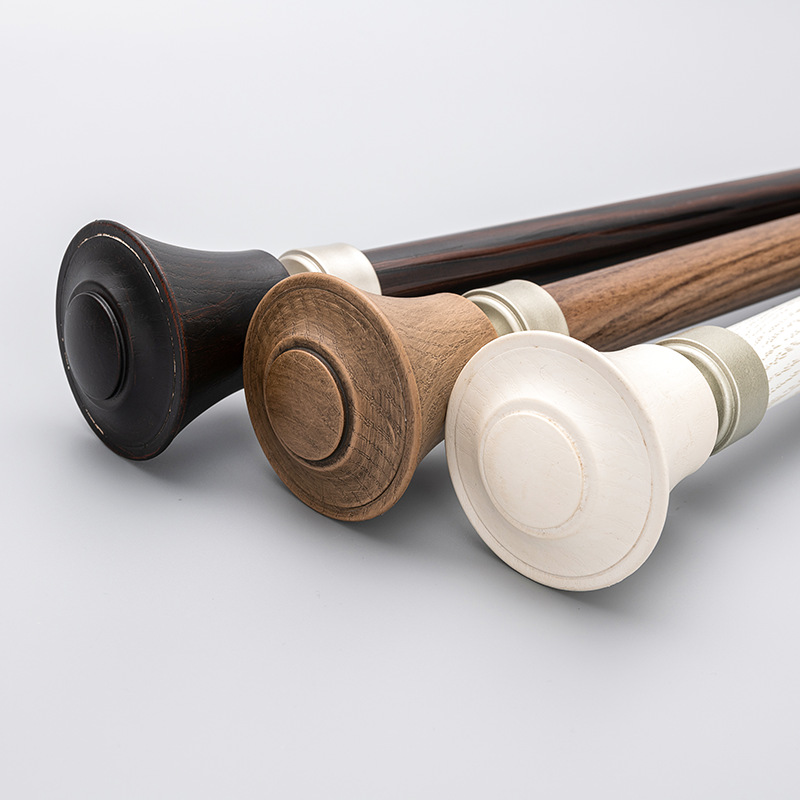Forest Series Roman rod curtain rod, complete curtain fixing bracket, full set of accessories, factory direct sales, side top installation Application Scenario