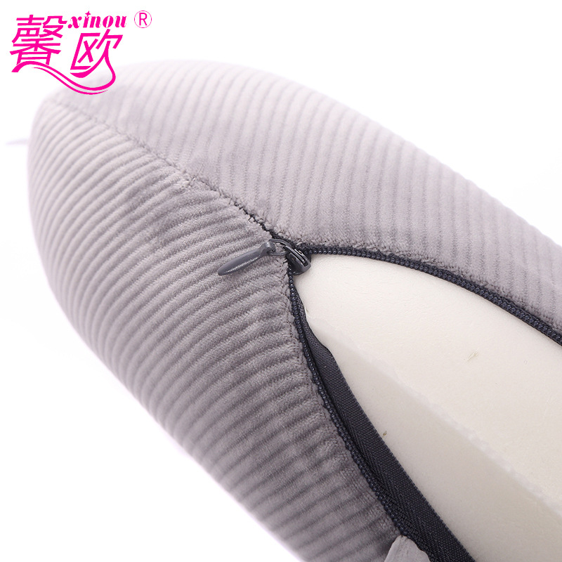 颈枕情侣卡通/旅行头枕/u型枕/U型枕/护颈枕简约白底实物图