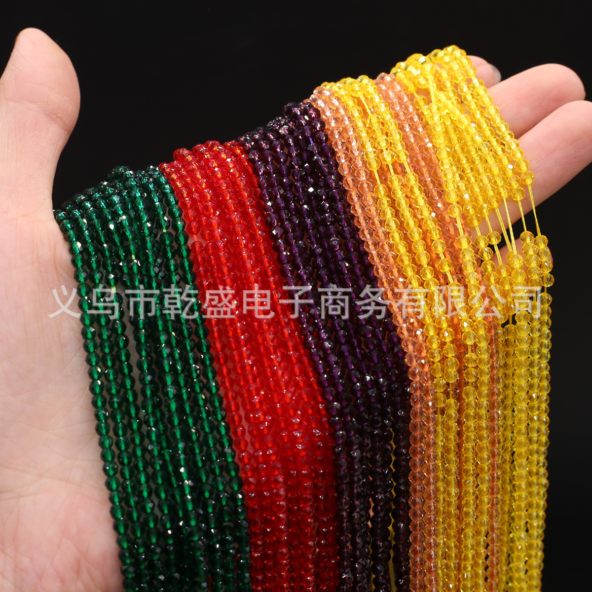 Natural stone, semi-precious stone, synthetic glass cut, spinel, small beads, DIY jewelry accessories, handmade wholesale details Picture
