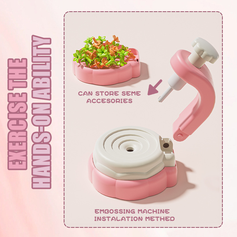 Cross-border children's creative DIY handicraft kit, toy handcrafted simulation bouquet making, birthday gift flower arrangement machine details Picture
