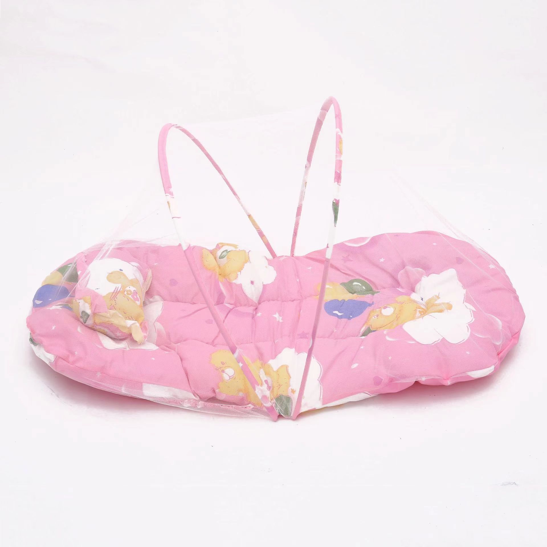 娇宝小兔婴儿蚊帐新生儿防蚊宝宝蒙古包宝宝可折叠蚊帐带枕头产品图