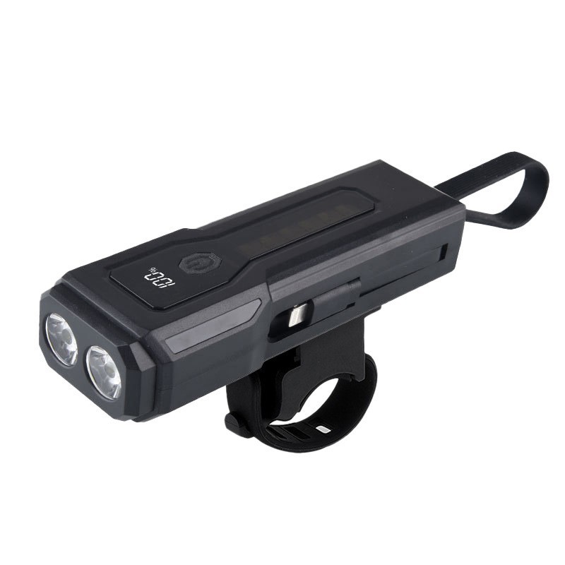 山地公路自行车配件夜行灯车灯手电筒夜骑行超亮前灯防水长续航