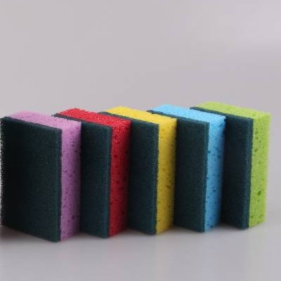 Mr.OK factory direct supply sponge scouring pads, double-sided cleaning sponges, kitchen cleaning sponges, dishwashing sponges, pot scrubbing sponges Specification image