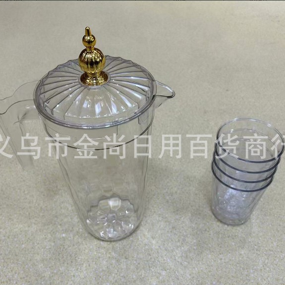 创意个性大容量冷水壶家用凉白开水壶泡花茶塑料凉水壶套装果汁