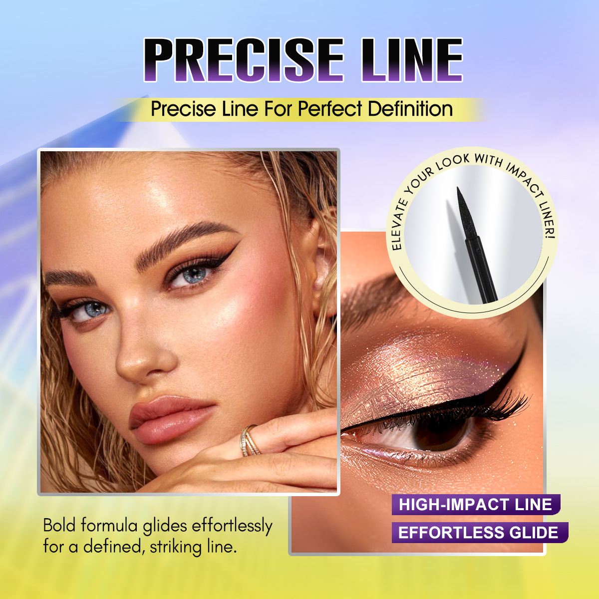 Cross-border bob eyelash Long, thick and curly mascara details Picture