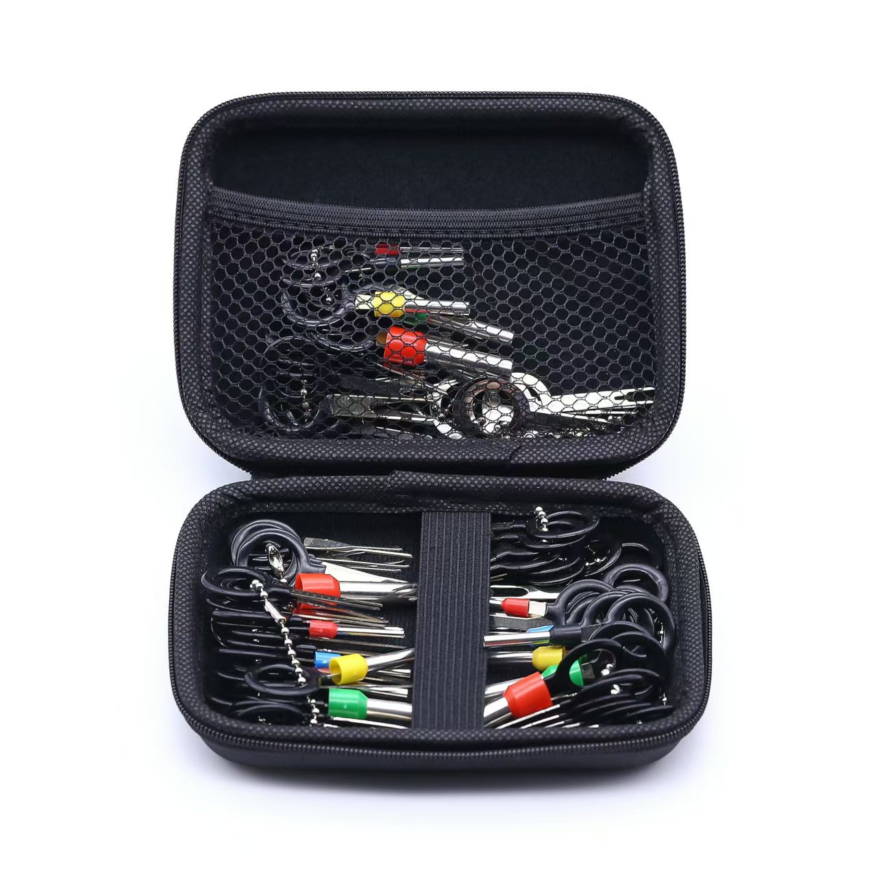 Needle remover, automotive terminal needle remover, computer wire harness needle pusher, needle picker, stainless steel hardware tool kit