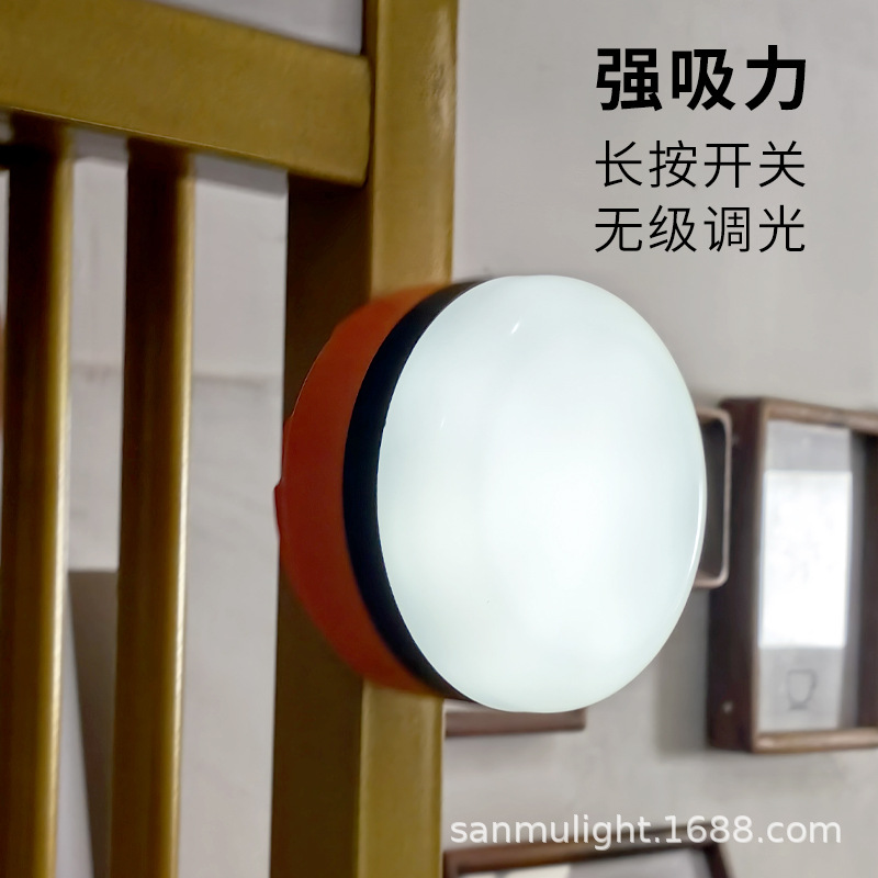 Cross-border new outdoor lighting camping lamp, tent charging gift atmosphere lamp, retro hanging dual-source camping lamp Application Scenario