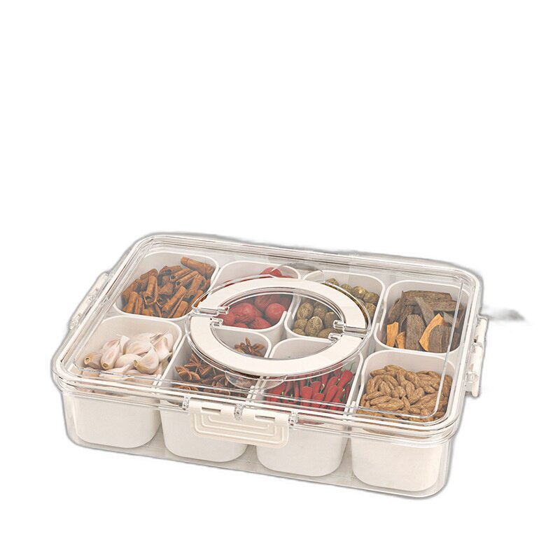 Condimento caja de condimento refrigerador caja de almacenamiento cocina hermética caja de compartimento caja de compartimento caja de compartimento a prueba de humedad caja de condimento fresco Item Picture