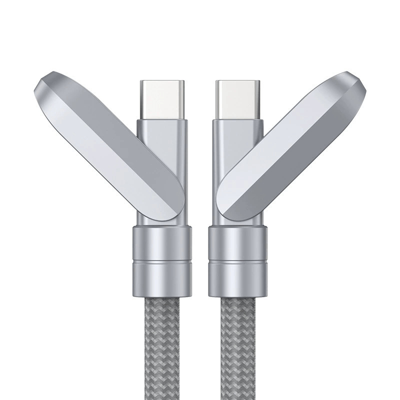 Cordón de teléfono cordón de datos de carga rápida para android 65W apple quick charger tejido cuello portátil crossbody cable de carga Item Picture