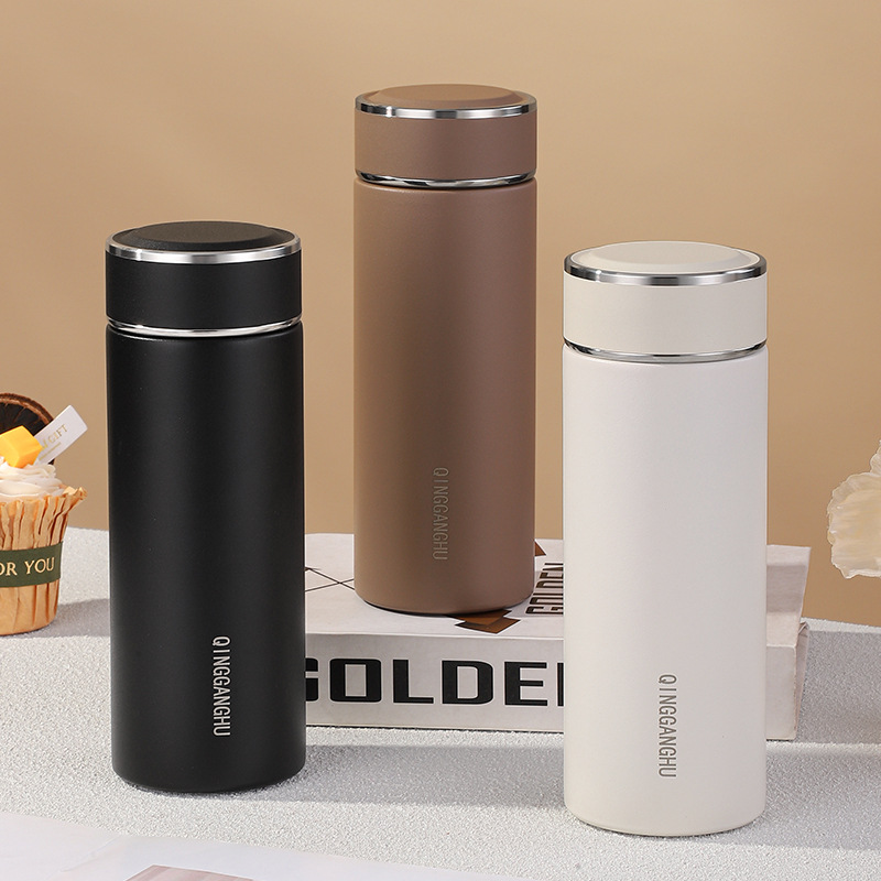 高颜值316不锈钢保温杯男士女韩版简约高档泡茶杯子便携车载批发