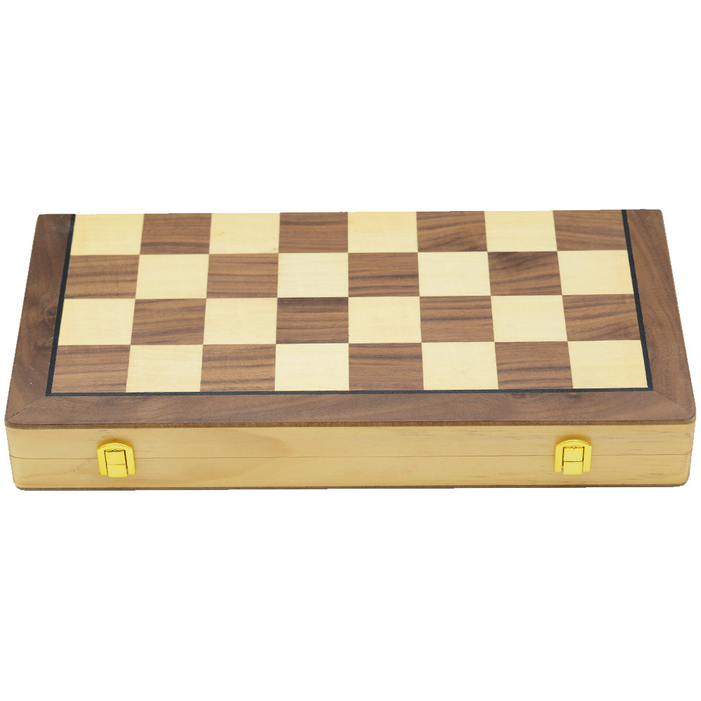 New type of chess and card entertainment, made of wood, magnetic, foldable and 39CM, with double rear, directly sent by the manufacturer for cross-border exclusive supply Item Picture