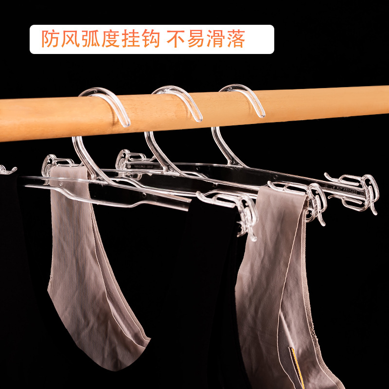 Inner clothes hanger, plastic screwdriver, soft material folding, continuous drying of underwear, clothes hanger, clothing store, bra and underwear hanger, hook rack Application Scenario