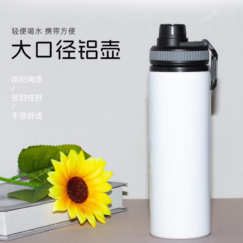 跨境热升华运动保温水壶大容量户外骑行水杯运动保温杯