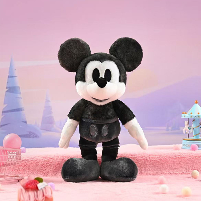 Disney official Colorful Macaron Sparkling water series Mickey Mouse plush toy figure Mickey Mouse pendant doll Application Scenario