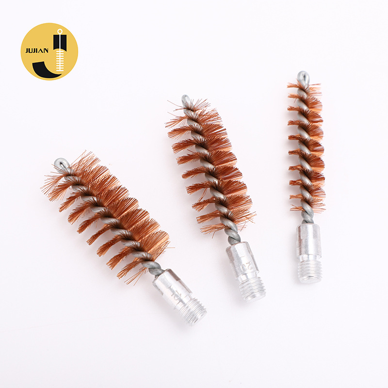 Wholesale gun brushes, barrel brushes, cleaning tools, pipe descaling, copper wire brush sets from the manufacturer are selling well on Amazon cross-border full figure