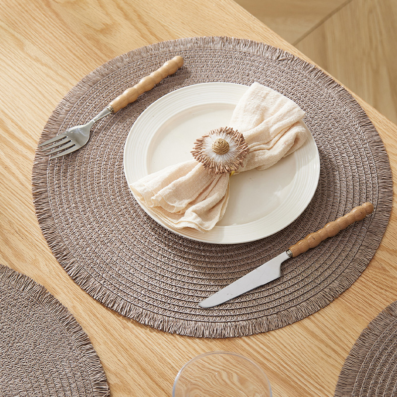 餐巾环/防烫餐垫/浴室防滑垫/亚麻餐垫/隔热垫创意产品图