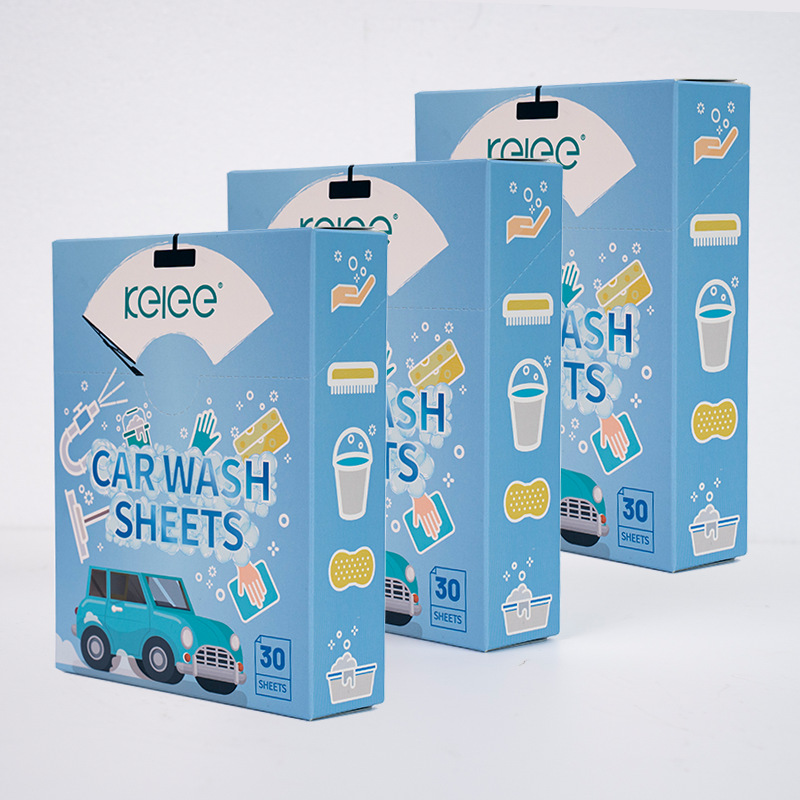 Factory direct supply of car concentrated cleaning car wash tablets, interior agent solid cleaning agent, English packaging Specification image
