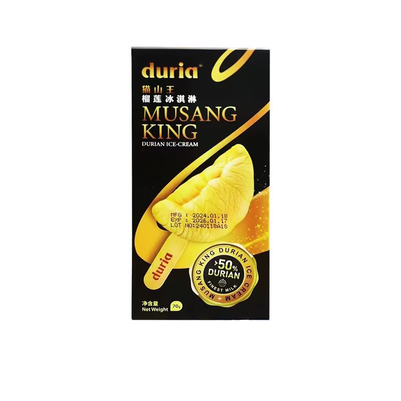 duria gato rey de la montaña durian sabor helado malasia importación red net helado paletas heladas paletas heladas Item Picture