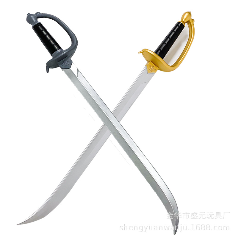 New Caribbean Pirates knife weapon model, children's toy knife, PU rubber Halloween prop, anime sword and knife batch