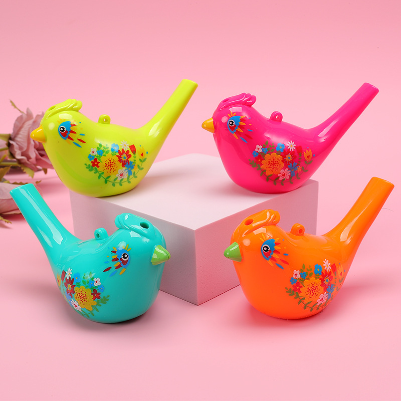Factory direct sales, outdoor water-filled voice-changing water bird whistles, children's Musical Instruments whistles, horns, toys, park street stall wholesale Application Scenario