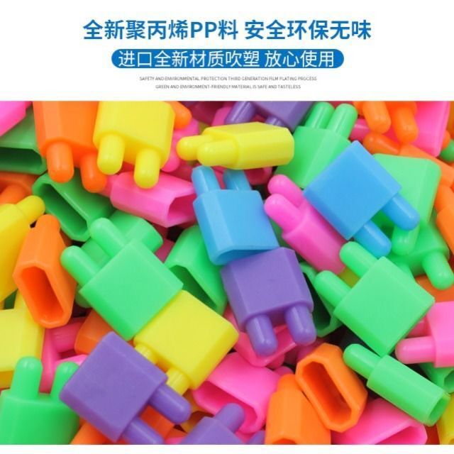 Rocket bullet head small particle building block assembly toys, plastic assembly toys for children aged 3 to 9, early education and intelligence toys Application Scenario