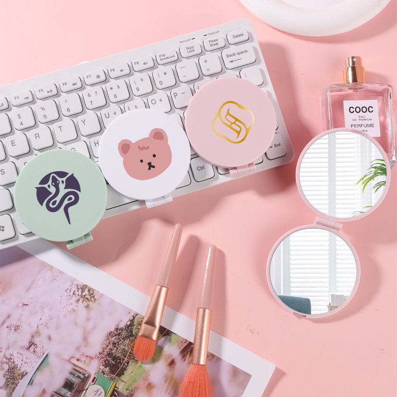 梳子镜子/化妆镜/镜子/镜子化妆镜/硅胶小镜子产品图